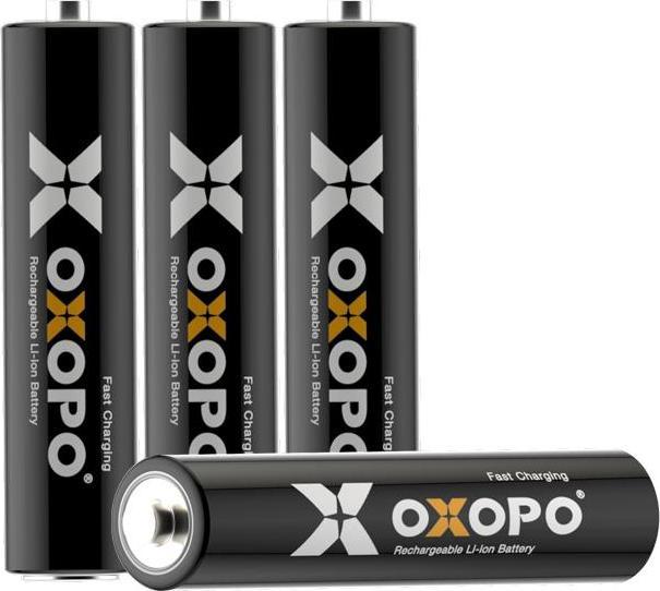 Produktbild NoName Battery charger Oxopo for Li-ion incl. 4 AAA 550mah Li-ion (4 Stk., AAA, Ladegerät inkl. Akku)