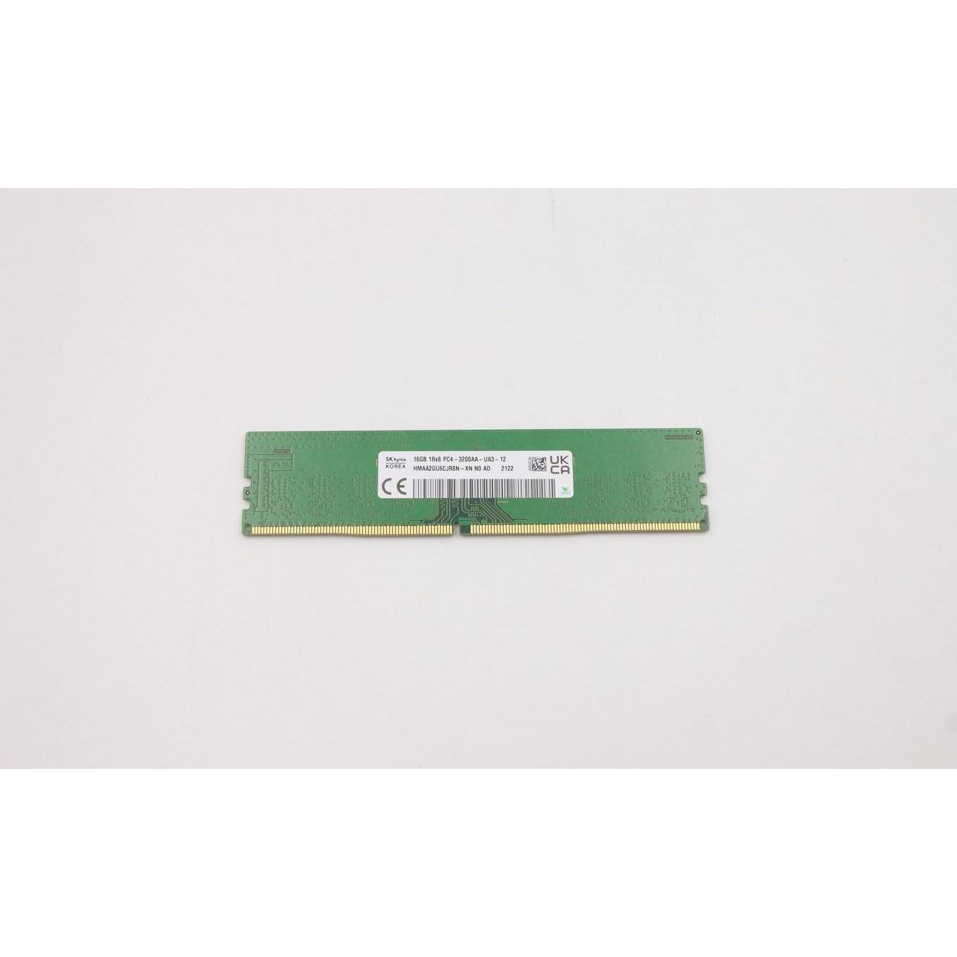 Lenovo MEMORY UDIMM,16GB, DDR4, 3200 (1 x 16GB, 3200 MHz, DDR4-RAM, U-DIMM), RAM