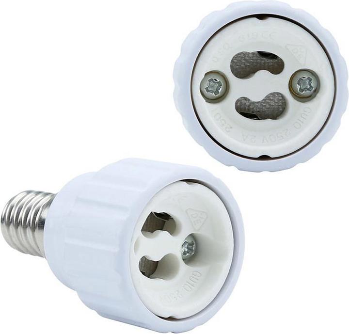 Produktbild Intirilife E14 auf GU10 Lampensockel Adapter