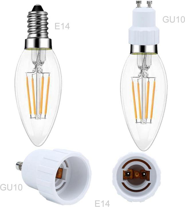 Produktbild Intirilife GU10 auf E14 Lampensockel Adapter