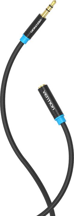 Immagine prodotto Vention Prolunga audio intrecciata da 3,5 mm da 1 m VAB-B06-B100-M Nero (1 m)
