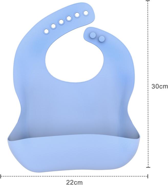 Actual product image Intirilife Baby Bib Silicone