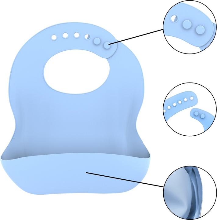 Actual product image Intirilife Baby Bib Silicone