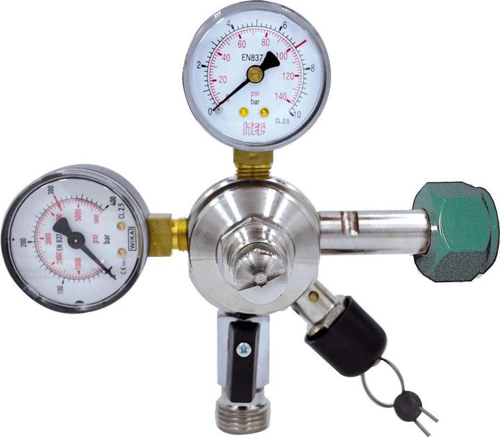 Ich-zapfe Druckminderer - Stickstoff (N2), 1-leitig