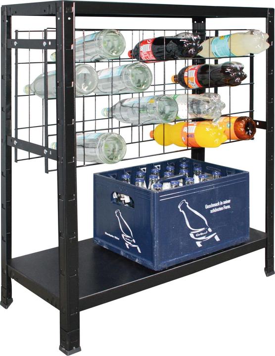 Actual product image Schulte Regalwelt Wine plug-in system basic shelf, 32 bottles incl. shelf (80 x 90 x 35 cm, 32 Fl.)
