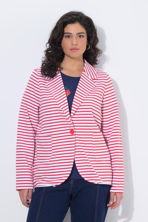 Actual product image Ulla Popken Striped Jersey Blazer (42, 44)
