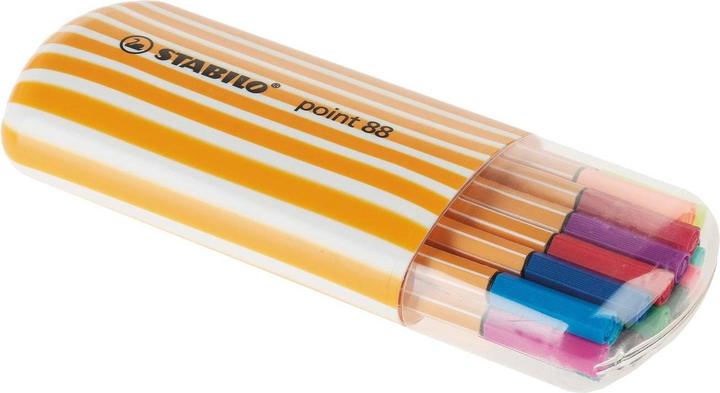 Immagine prodotto STABILO Fineliner punto 88, 20 Zebrui Neon (Multicolore, 20 x)