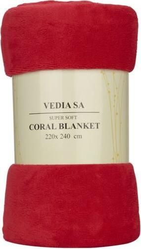 Image du produit Vedia Plaid «Coral» extra-long, 220 x 240 cm (220 x 240 cm)