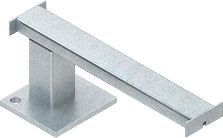 Actual product image Niedax Support asymmetric closed rectangular tube ungel. (40 cm)