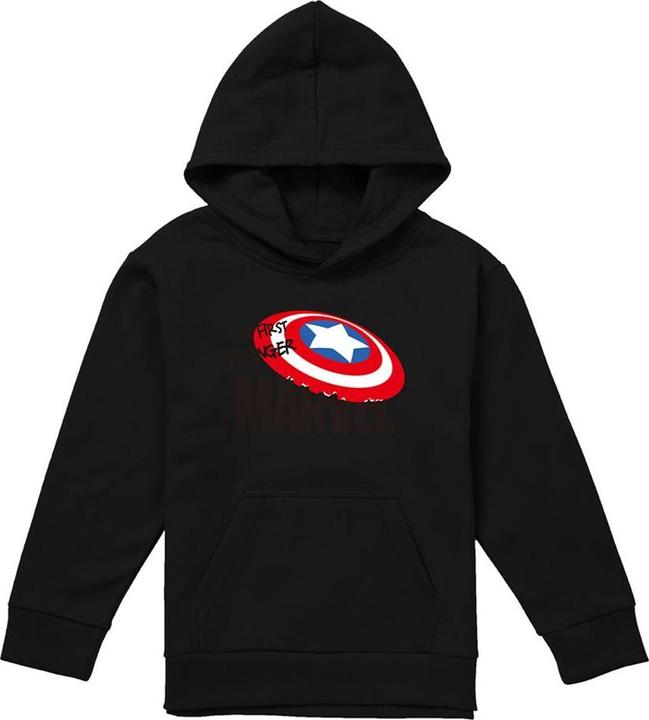 Produktbild Captain America First Avenger Kapuzenpullover Zum Überziehen (128)