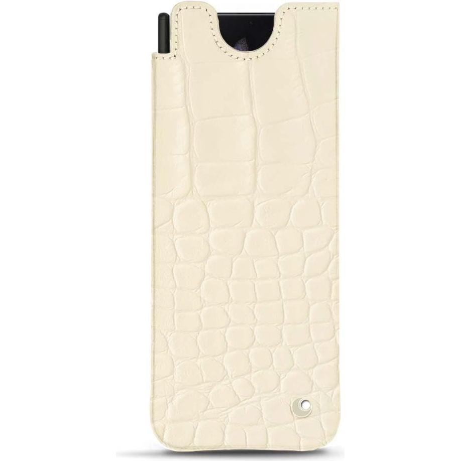 Noreve Lederschutzhülle (Samsung Galaxy Z Fold4), Smartphone Hülle, Beige