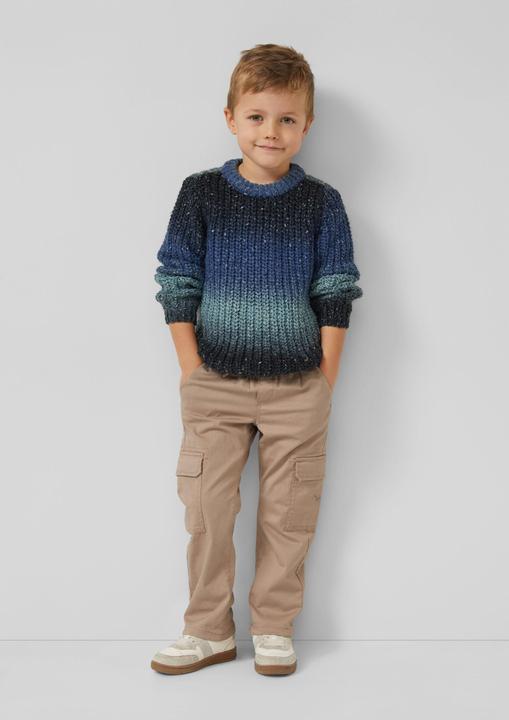 Actual product image s.Oliver Strickpullover Grobstrick-Pullover mit Farbverlauf (140)