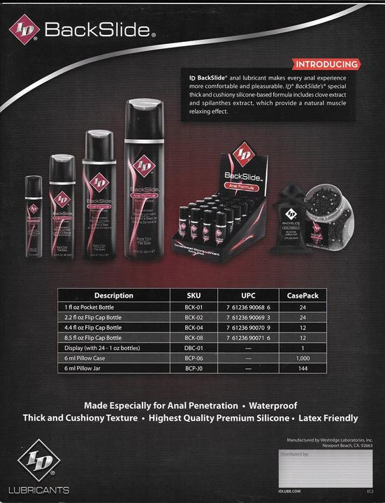 Produktbild ID Backslide Gleitmittel (130 ml)