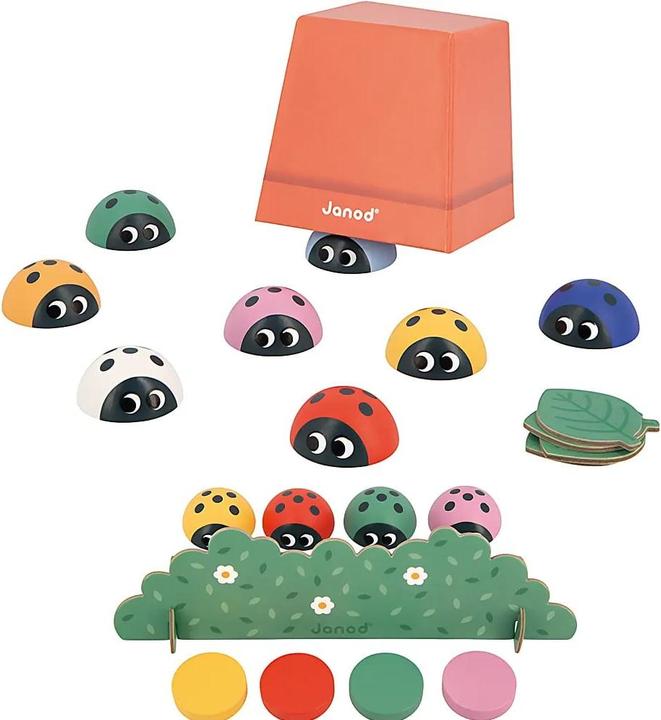 Janod Memory ladybird (English, French, German, 2 Players)