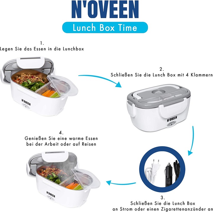 Actual product image Noveen Electric Lunchbox LB 410