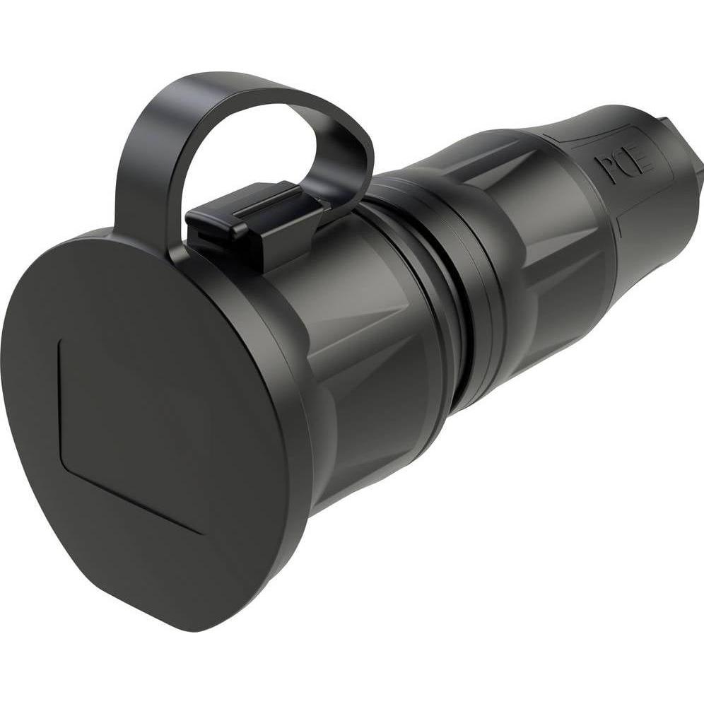 PCE, Netzstecker + Netzkupplung, Schutzkontaktkupplung DB fb SH LED IP54 24731-ssc