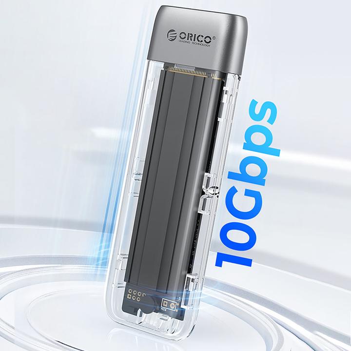 Actual product image Orico Other Computer Accessory TXM2-C3 M.2 NVME USB-C 3.2 10Gb/s Disk Drive - Gray (M.2)