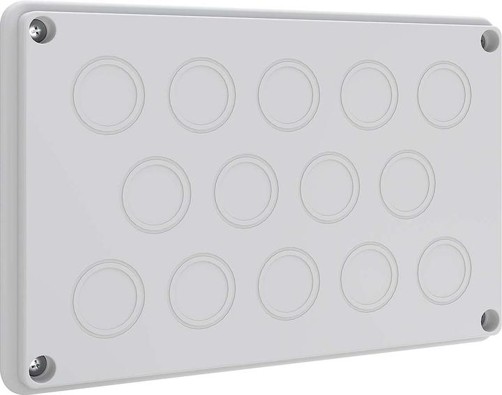 Produktbild ABN NLP21 Leitungseinf.-platte IP55 fÃ¼r NE/NP/R, 14xM32/25