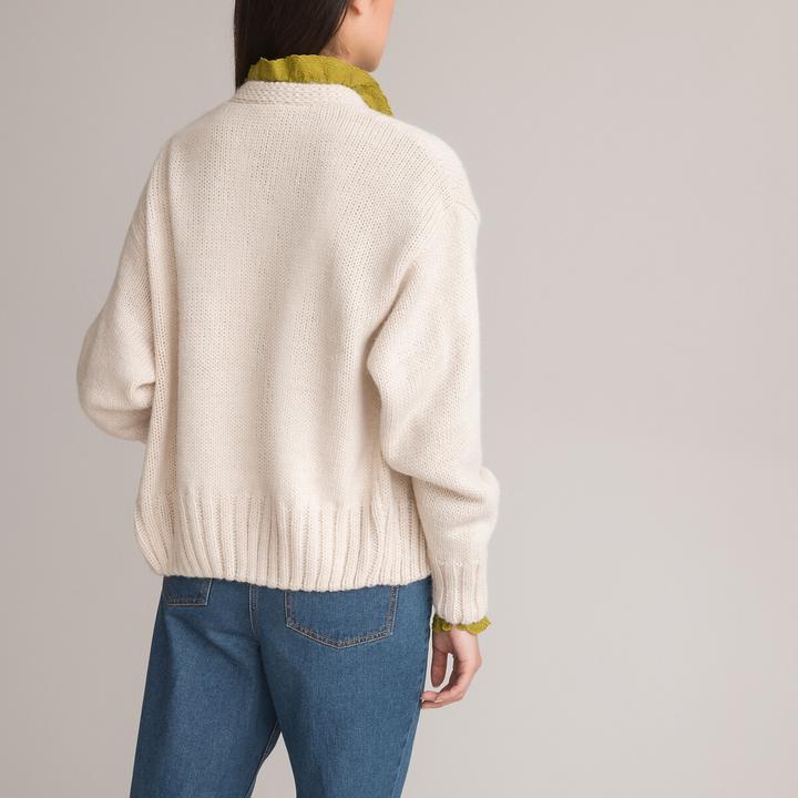 Actual product image La Redoute Collections Chunky knit cardigan (L)