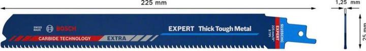 Produktbild Bosch Professional Zubehör EXPERT ‘Thick Tough Metal’ S 1155 CHC Säbelsägeblatt, 3 Stück