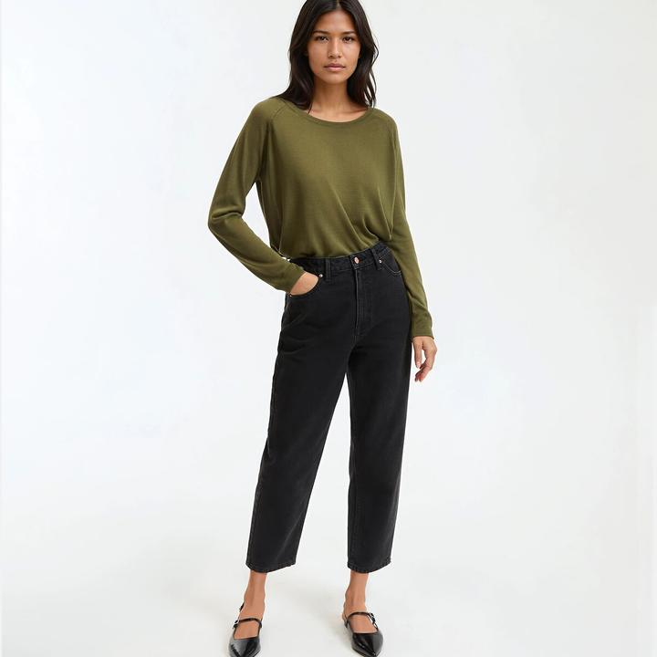 Produktbild La Redoute Collections Pullover mit Rundhalsausschnitt aus Feinstrick (M)