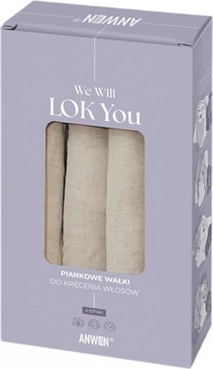 Anwen We Will Lock You Hair Rollers Without Heat - 4 Pieces