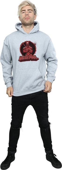 Produktbild Deadpool Crossed Arms Logo Kapuzenpullover (XXL)