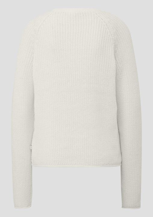 Produktbild S.Oliver Strickpullover Melierter Strickpullover mit Raglanärmeln (XL)