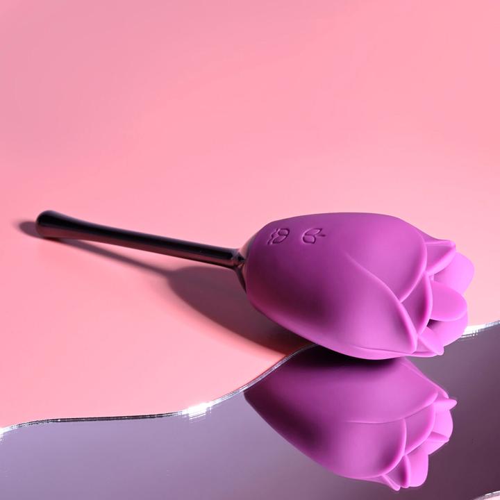 Actual product image Evolved Petal Vibrator Lila/Schwarz