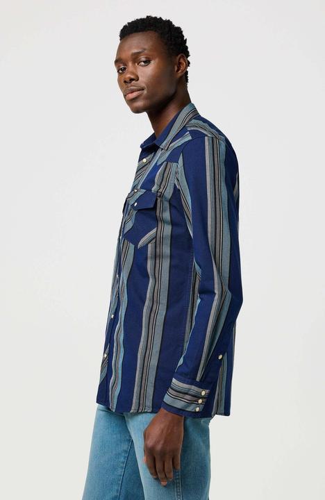 Immagine prodotto Wrangler Langarmhemd Western Indigo Shirt (S)