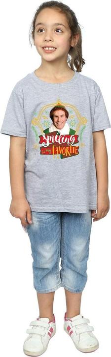 Actual product image Elf Girls Buddy Smiling Cotton T-Shirt (128)