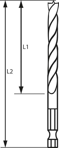 Actual product image Bosch Professional Zubehör Wood twist drill 10 mm Access (10 mm)