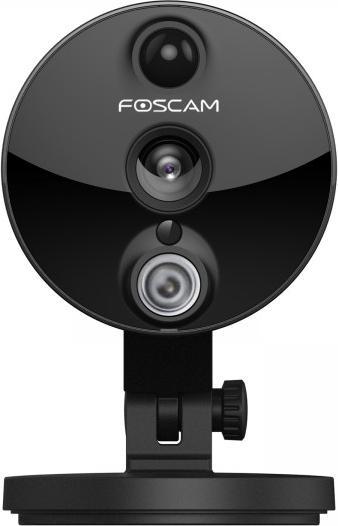 Produktbild Foscam C2 Full HD 2MP Indoor Uberwachungskamera mit Infrarot-Sensor PIR Schwarz (1920 x 1080 Pixels)