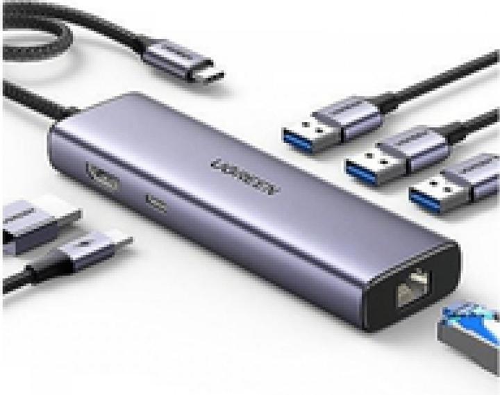 Image du produit Ugreen CM512 (USB-C, 6 Ports)