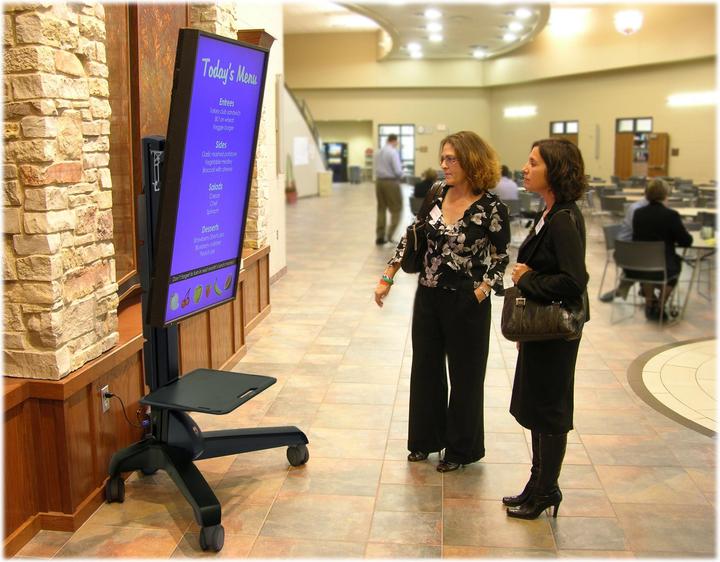 Actual product image Ergotron Cart Neo-Flex Mobile Media Cen (Ground, 55", 22.70 kg)