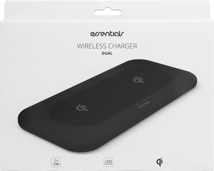 Image du produit Essentials Chargeur double sans fil Qi (10 W)