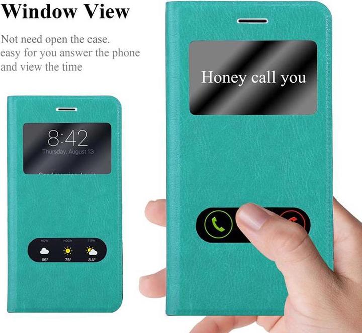 Produktbild Cadorabo Book mit View Doppelfenster Cover (Samsung Galaxy A7)
