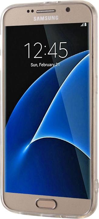 Produktbild König Design Handyhülle für Samsung Galaxy S7 Edge Schutzcase Backcover Bumper Etuis Silber (Samsung Galaxy S7 Edge)