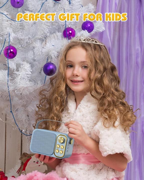 Actual product image Bescost Karaoke-Maschine mit 2 Mikrofonen und Stimmeffekten