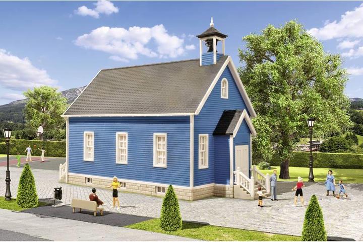 Actual product image Kibri 38843 H0 Landschule mit LED-Beleuchtung