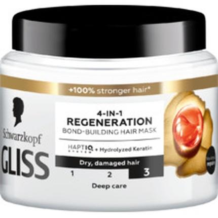 Produktbild Schwarzkopf Gliss Trt Aqua Revive Strengthening Hair Mask 4In1 Regenaration 400Ml (400 ml)