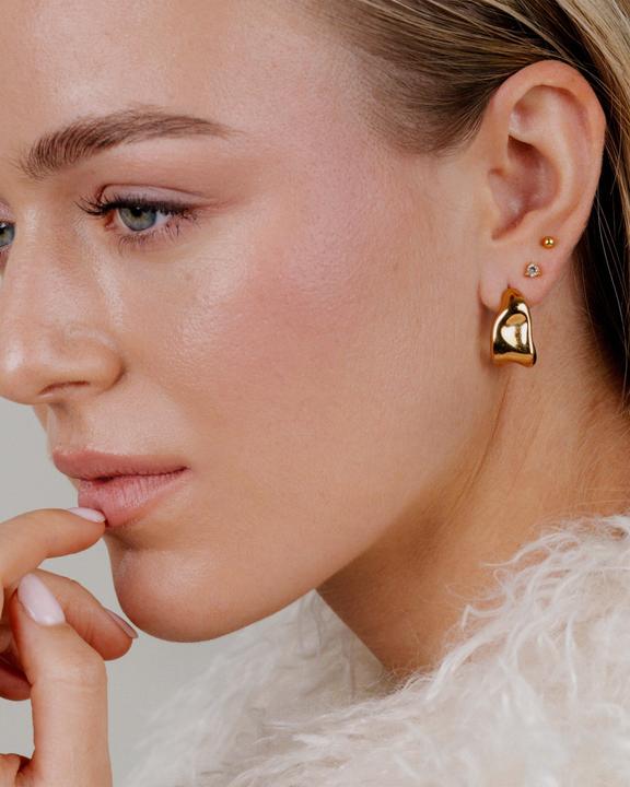 Actual product image Luamaya Delicate Bead Studs (Stainless steel)