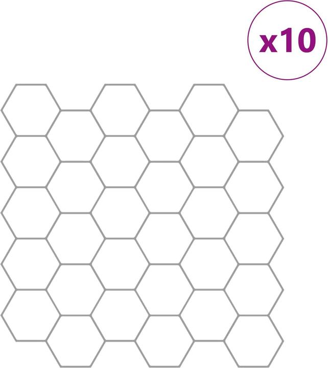 Produktbild vidaXL Sechseckige Fliese
