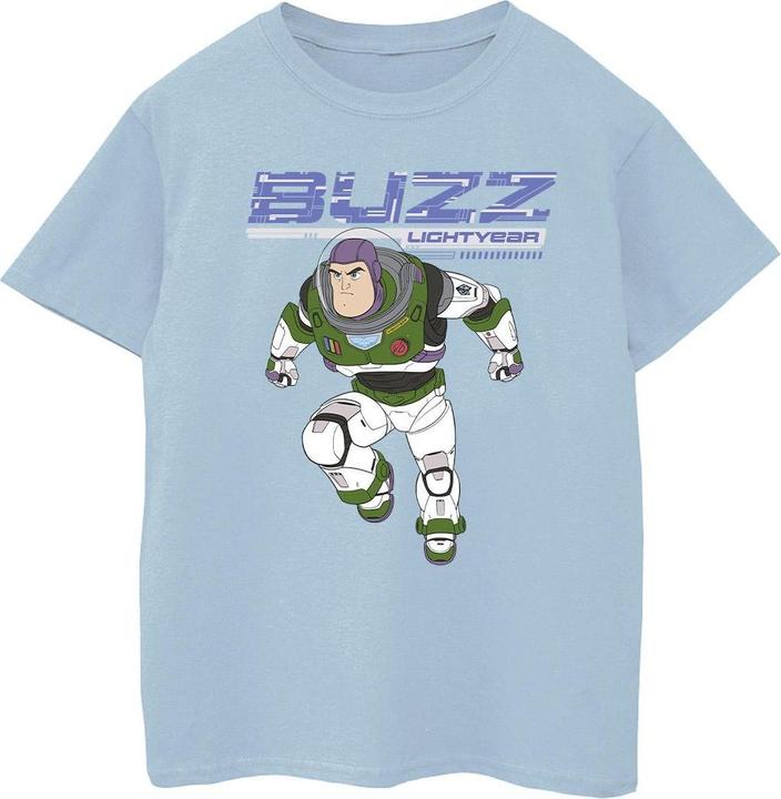 Actual product image Disney Girls Lightyear Buzz Jump To Action Cotton T-Shirt (104)