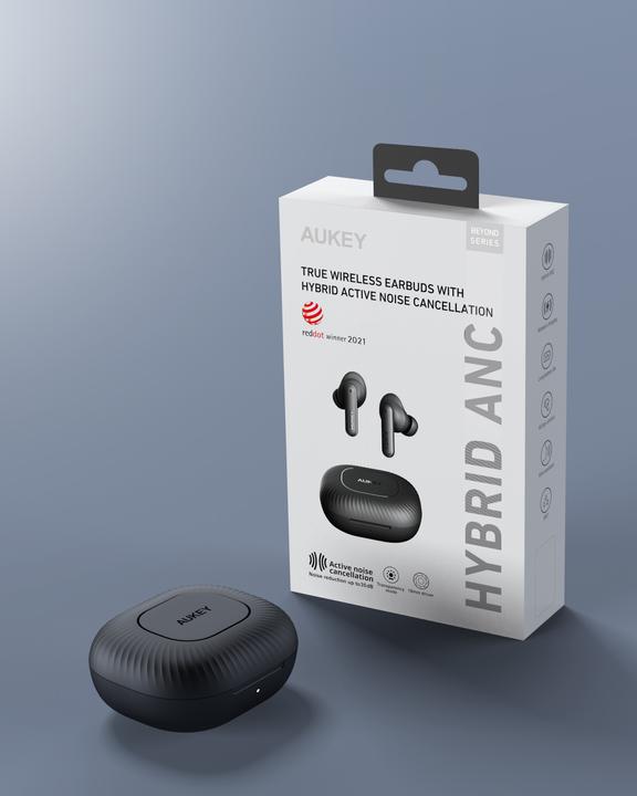 Image du produit Aukey Écouteurs avec ANC hybride (ANC, 5 h, Sans fil)