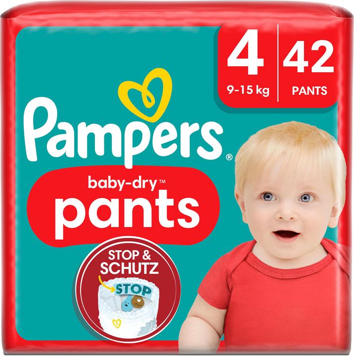 Immagine prodotto Pampers Baby-Dry Pants (Dimensione 4, Pacco trasportabile, 42 pz.)