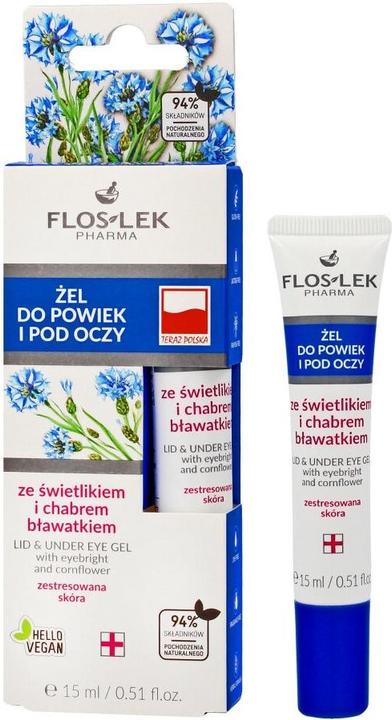 Image du produit FlosLek Pharma Soins des yeux (Gel pour le soin des yeux, 15 ml, Journée)