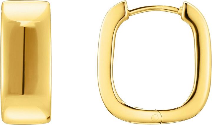 Produktbild Thomas Sabo Creolen klein Natural Beauty vergoldet (Sterling Silber 925 mit 18k Vergoldung)