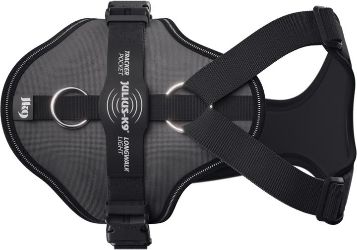 Produktbild Julius-K9 K9 Longwalk light sele w/trackerpocket,Anthrazit,L (L, Hund, Spazieren)