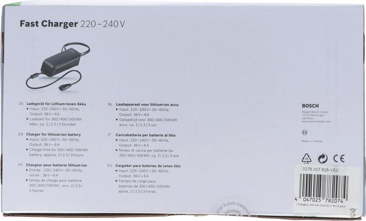 Immagine prodotto Bosch eBike Ladegerät BCS250 (Caricabatterie per biciclette elettriche)